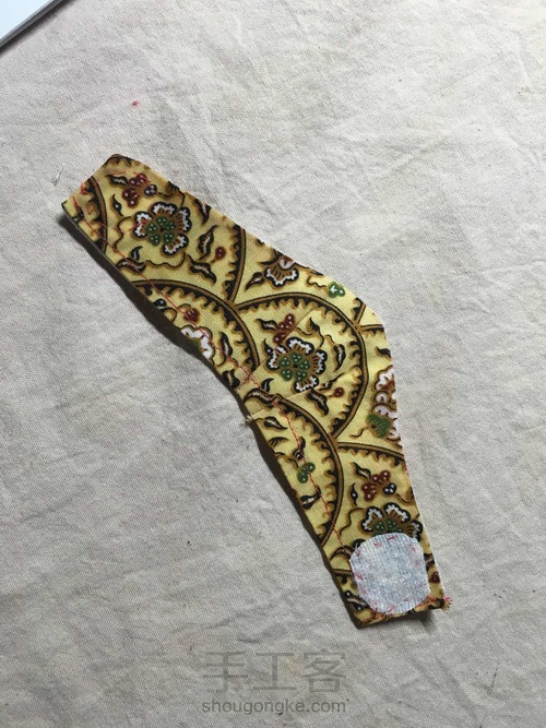 六分娃用古装娃衣古风服装唐代簪花仕女(类汉服)教程 第31步