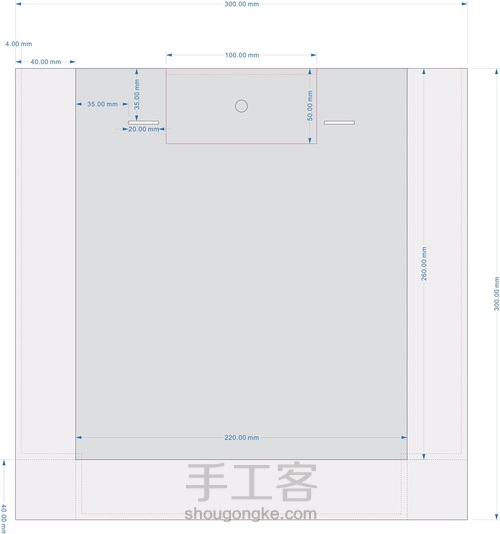 疯马皮托特包 第6步