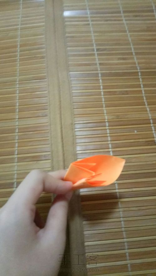 纸折樱花超好看超简单 第6步