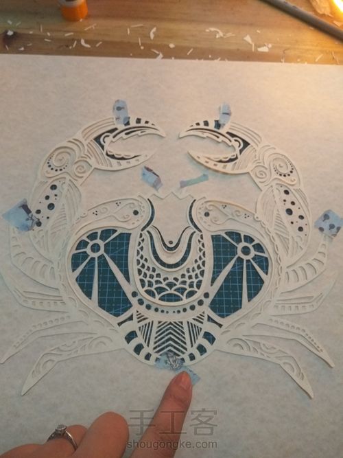 纸琢丨巨蟹座 第13步