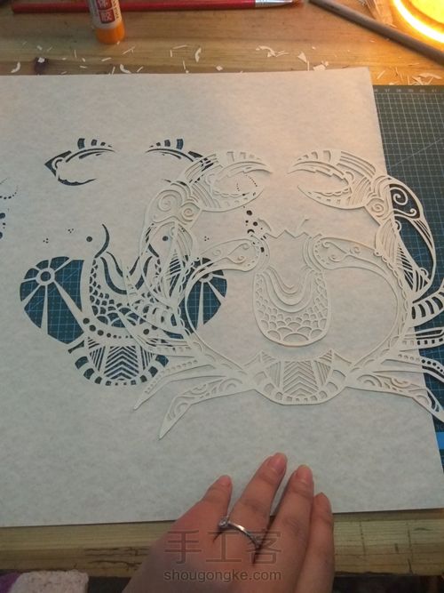 纸琢丨巨蟹座 第12步