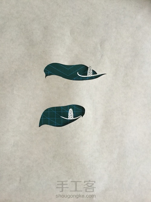 纸琢纸雕灯丨马蹄莲 第13步