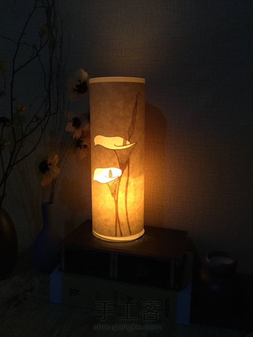 纸琢纸雕灯丨马蹄莲 第18步