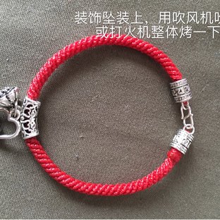 圆玉米结手绳简易教程