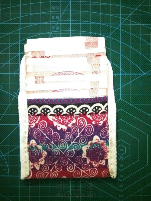 慢慢慢慢慢慢缝个零钱包 第17步