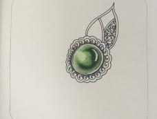我画的是绿宝石