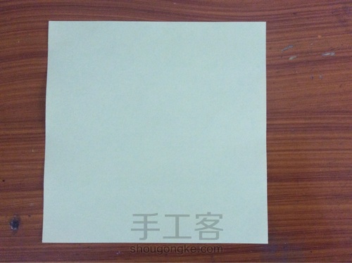 蝴蝶信封 第1步