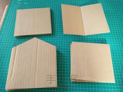 纸板DIY小房子 第1步