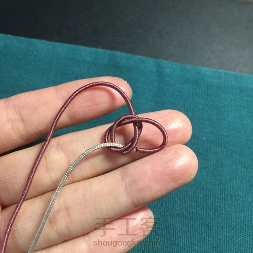 中国结之曼陀罗结 第5步