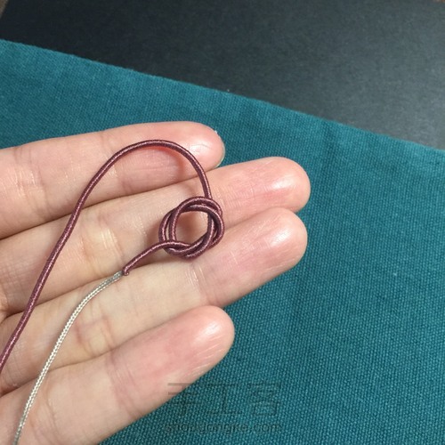 中国结之曼陀罗结 第6步