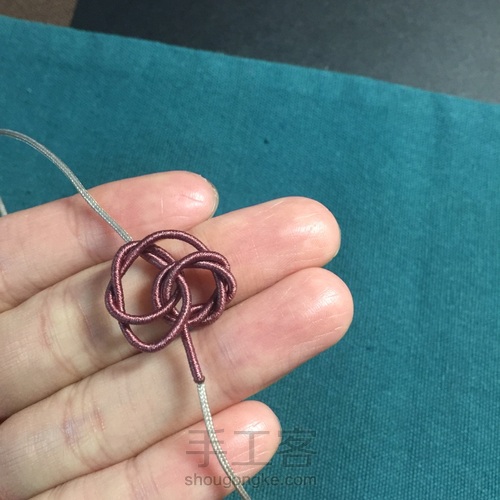 中国结之曼陀罗结 第9步