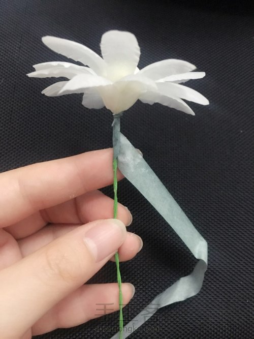手作造花教程の小雏菊 第22步