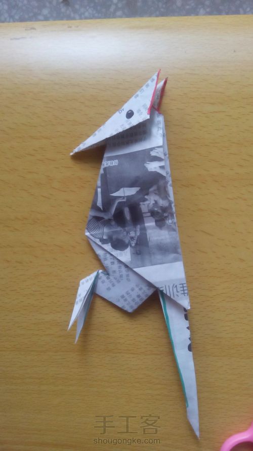 简单的小动物折纸 第13步