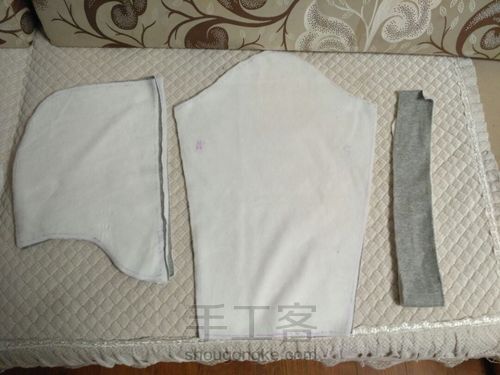 自己动手做衣服~卫衣制作过程 第2步