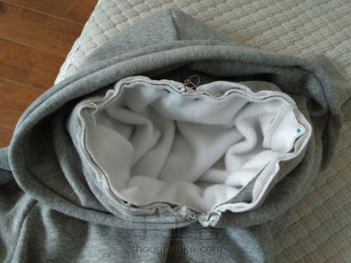 自己动手做衣服~卫衣制作过程 第25步