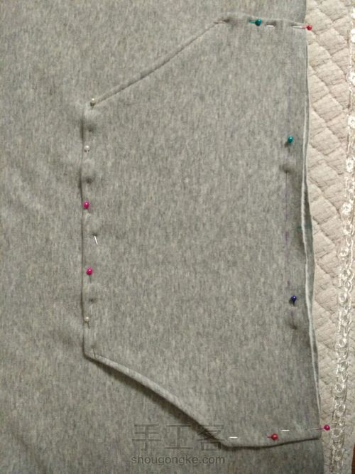 自己动手做衣服~卫衣制作过程 第4步