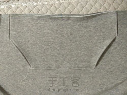 自己动手做衣服~卫衣制作过程 第5步