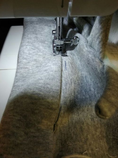 儿童带帽恐龙卫衣制作详细教程 第19步