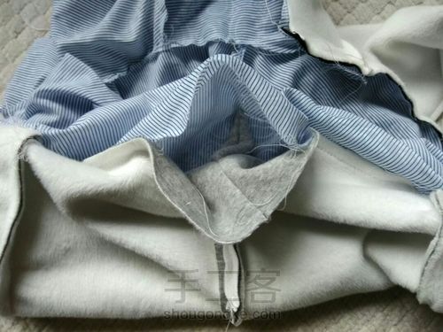 儿童带帽恐龙卫衣制作详细教程 第29步