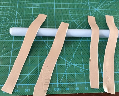 蛋壳粘土花！ 第4步