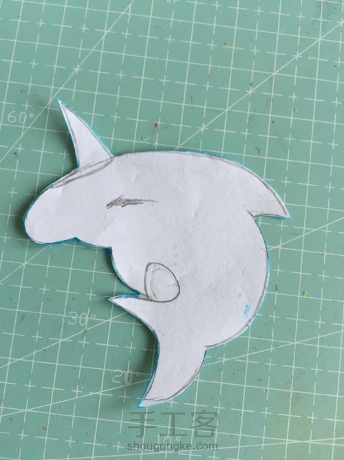 大鱼海棠，个性挂饰 第1步