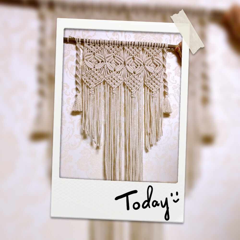 挂毯编织基础结绳，贵在创新和组合。