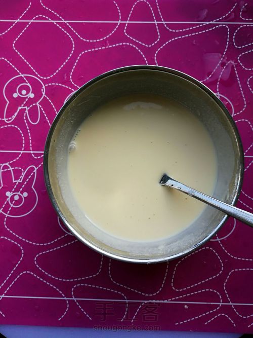 牛奶椰丝小方 第3步
