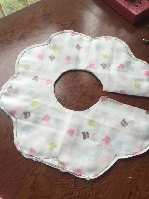 花形360度围兜 第4步