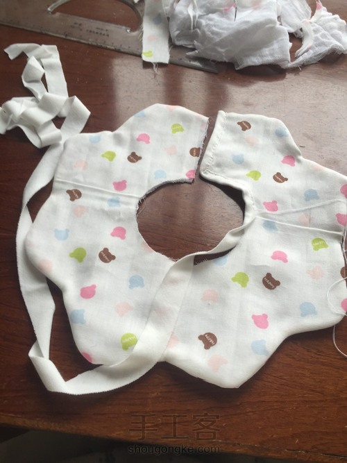 花形360度围兜 第5步