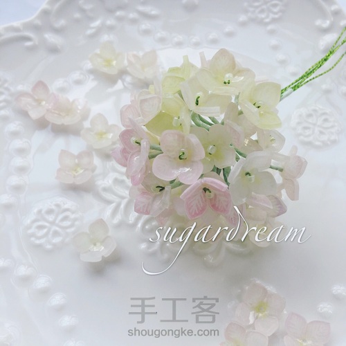 热缩绣球迷你盆栽 第14步