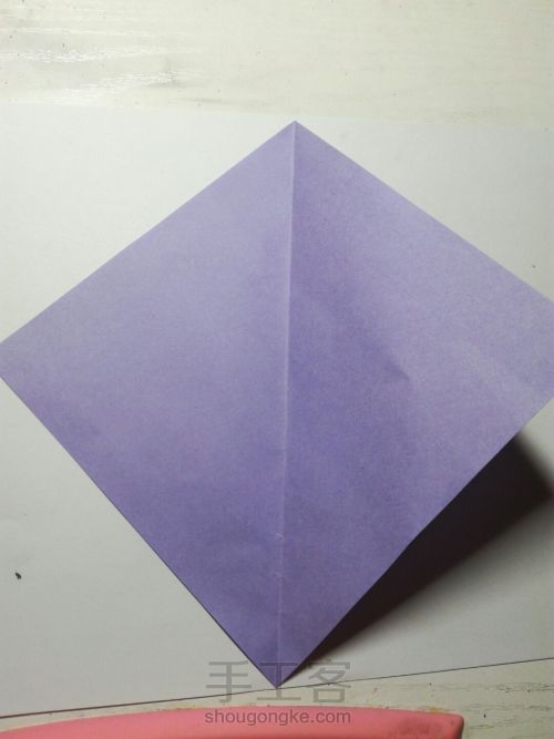 折纸三头纸鹤 第1步