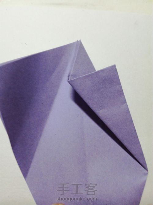 折纸三头纸鹤 第10步