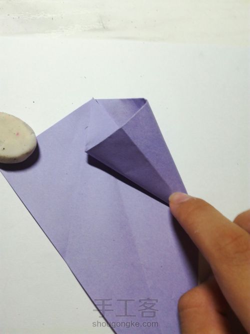 折纸三头纸鹤 第12步