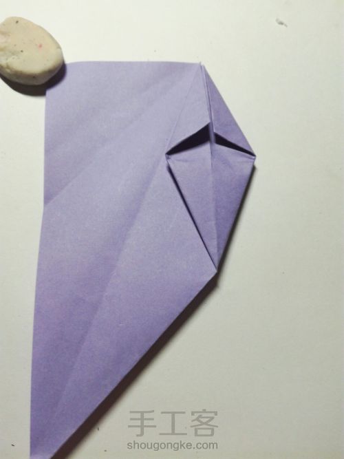 折纸三头纸鹤 第14步