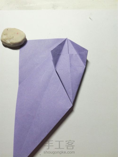 折纸三头纸鹤 第15步