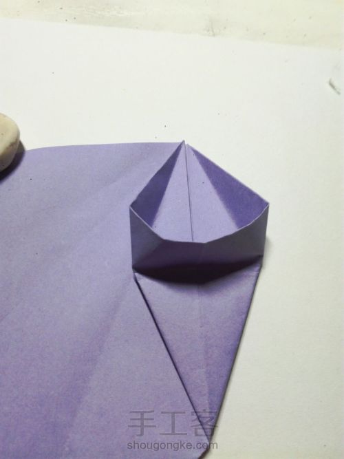 折纸三头纸鹤 第16步