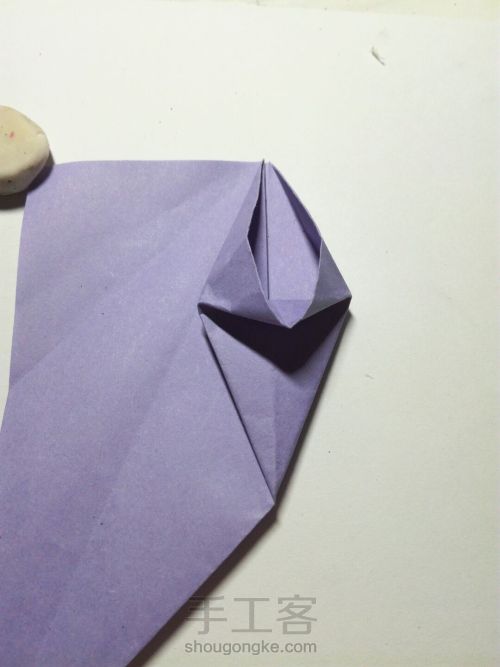 折纸三头纸鹤 第17步