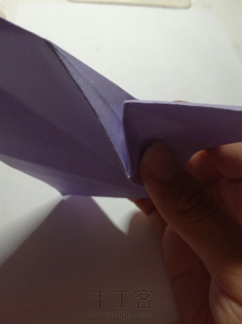 折纸三头纸鹤 第24步