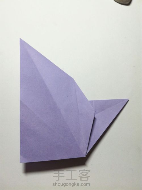 折纸三头纸鹤 第26步
