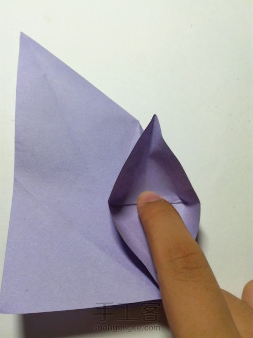 折纸三头纸鹤 第31步
