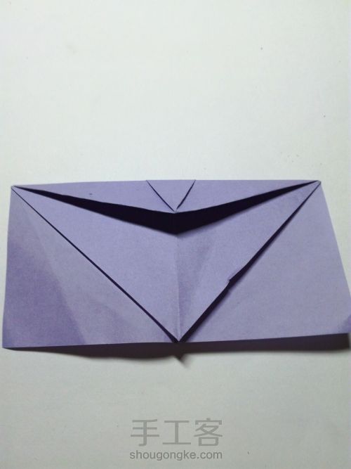 折纸三头纸鹤 第37步