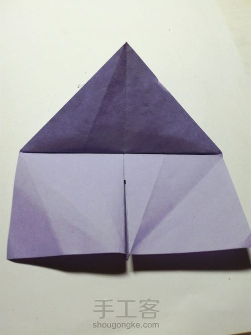 折纸三头纸鹤 第39步