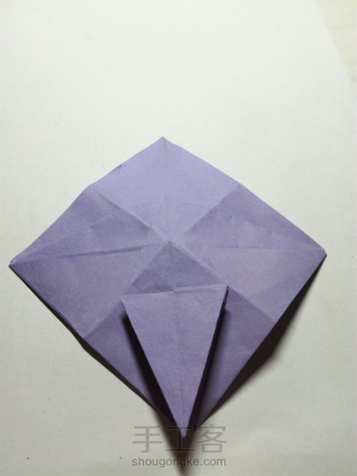折纸三头纸鹤 第42步
