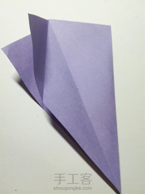 折纸三头纸鹤 第8步