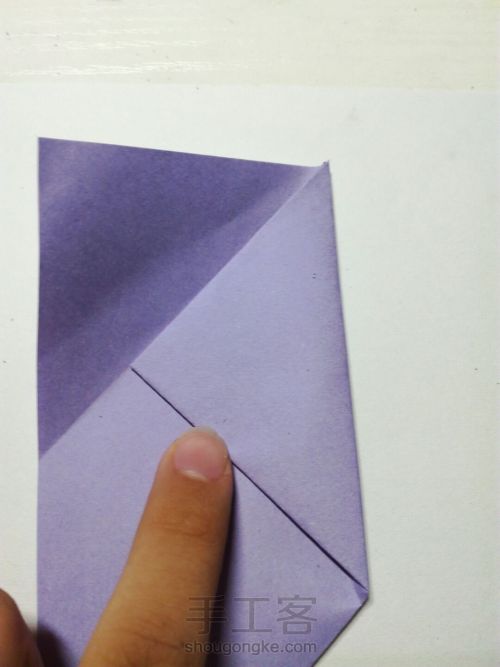 折纸三头纸鹤 第9步
