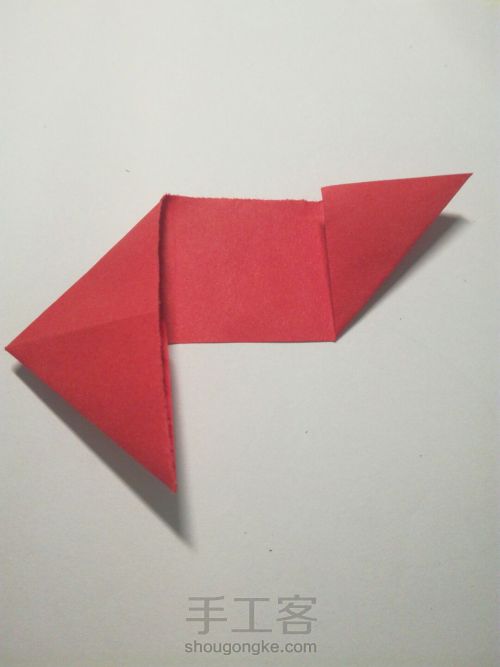 折纸简易蝴蝶 第7步