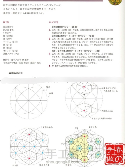 手鞠制作「自己买的电子书」 第2步