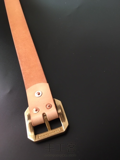 手工皮带制作过程 第11步