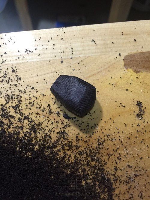 紫光檀佛头三通 第5步