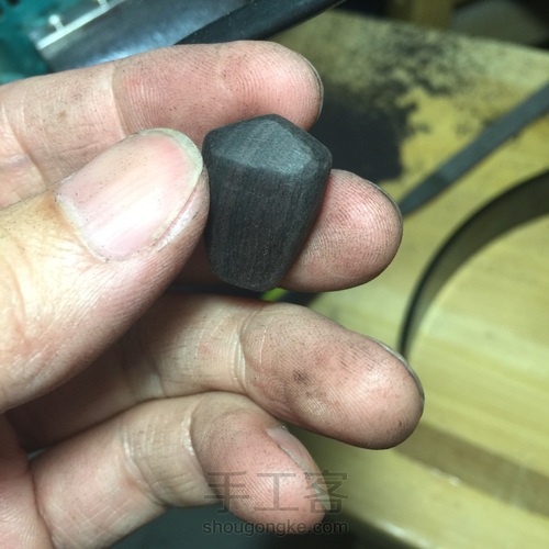 紫光檀佛头三通 第8步